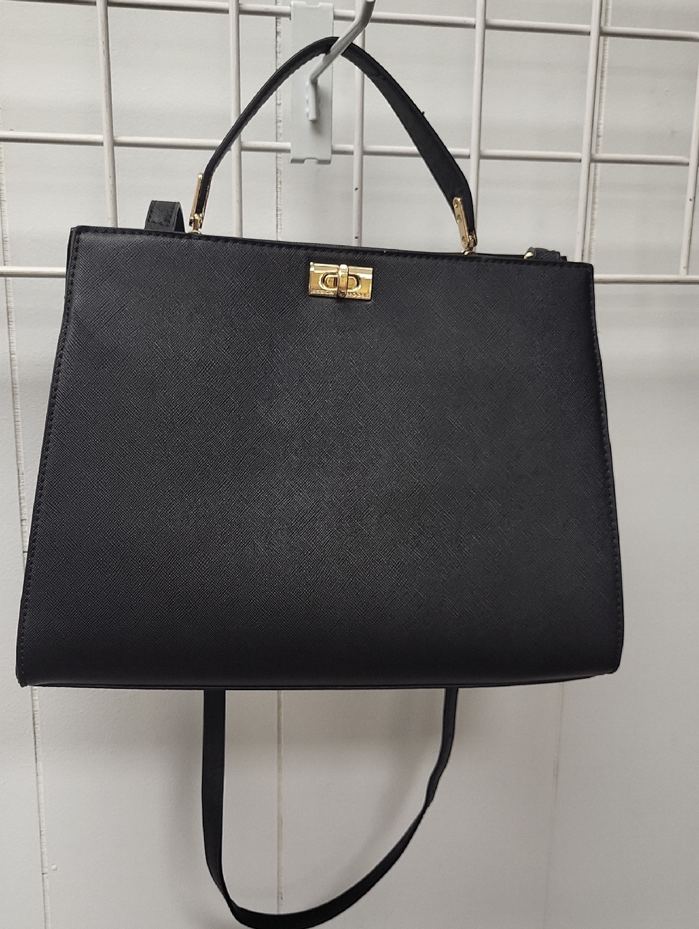 JESSICA MOORE Classic Black Satchel, NWOT, NEVER USED